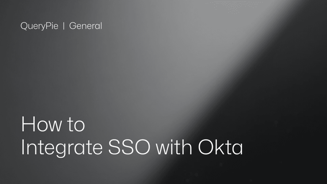 SSO 통합 환경을 위한 Okta 연동 가이드